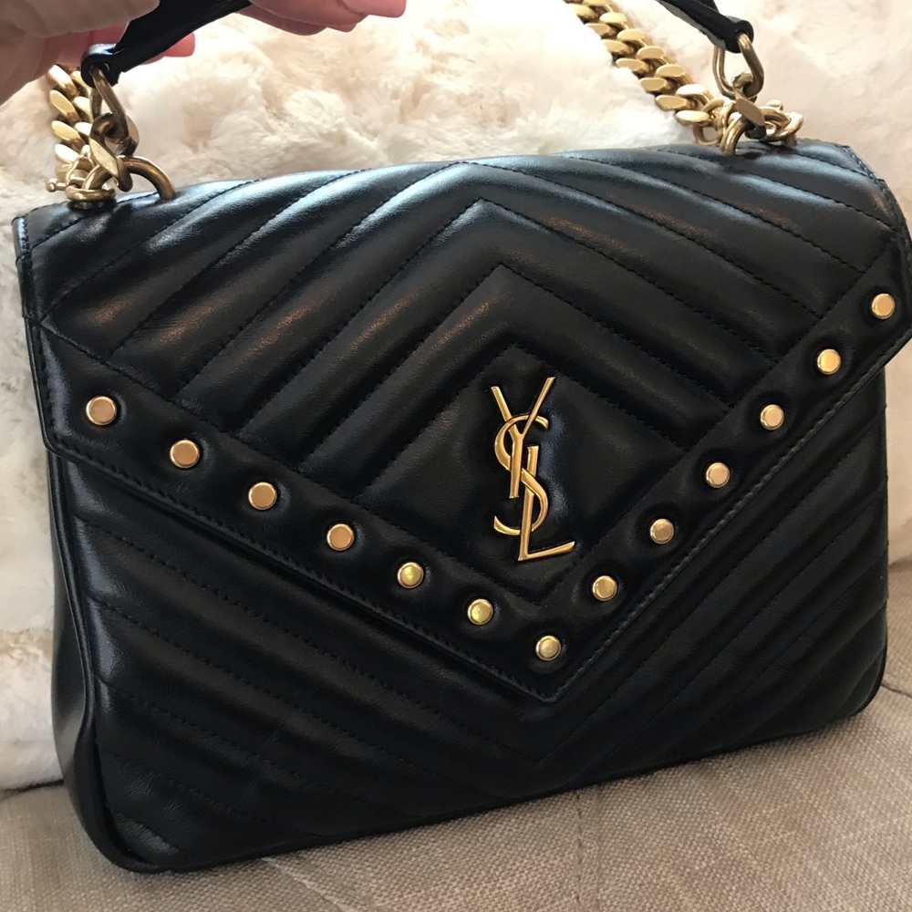 YSL Saint Laurent College Crossbody- Black SOLD